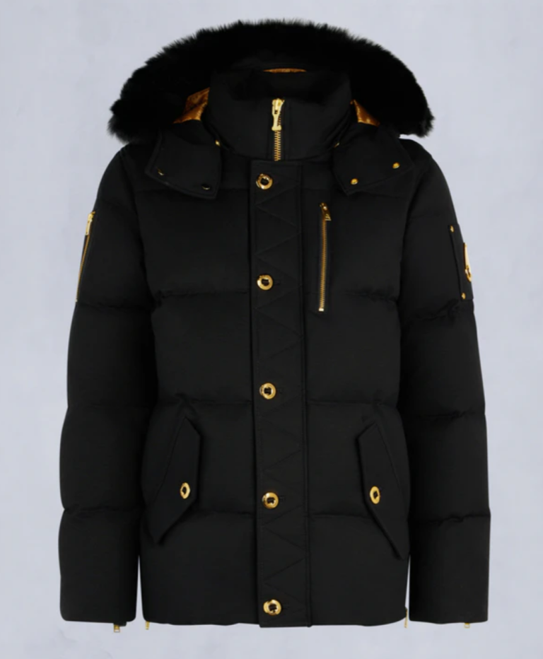 MK Original Shearling Trim Jacket(black)-A6