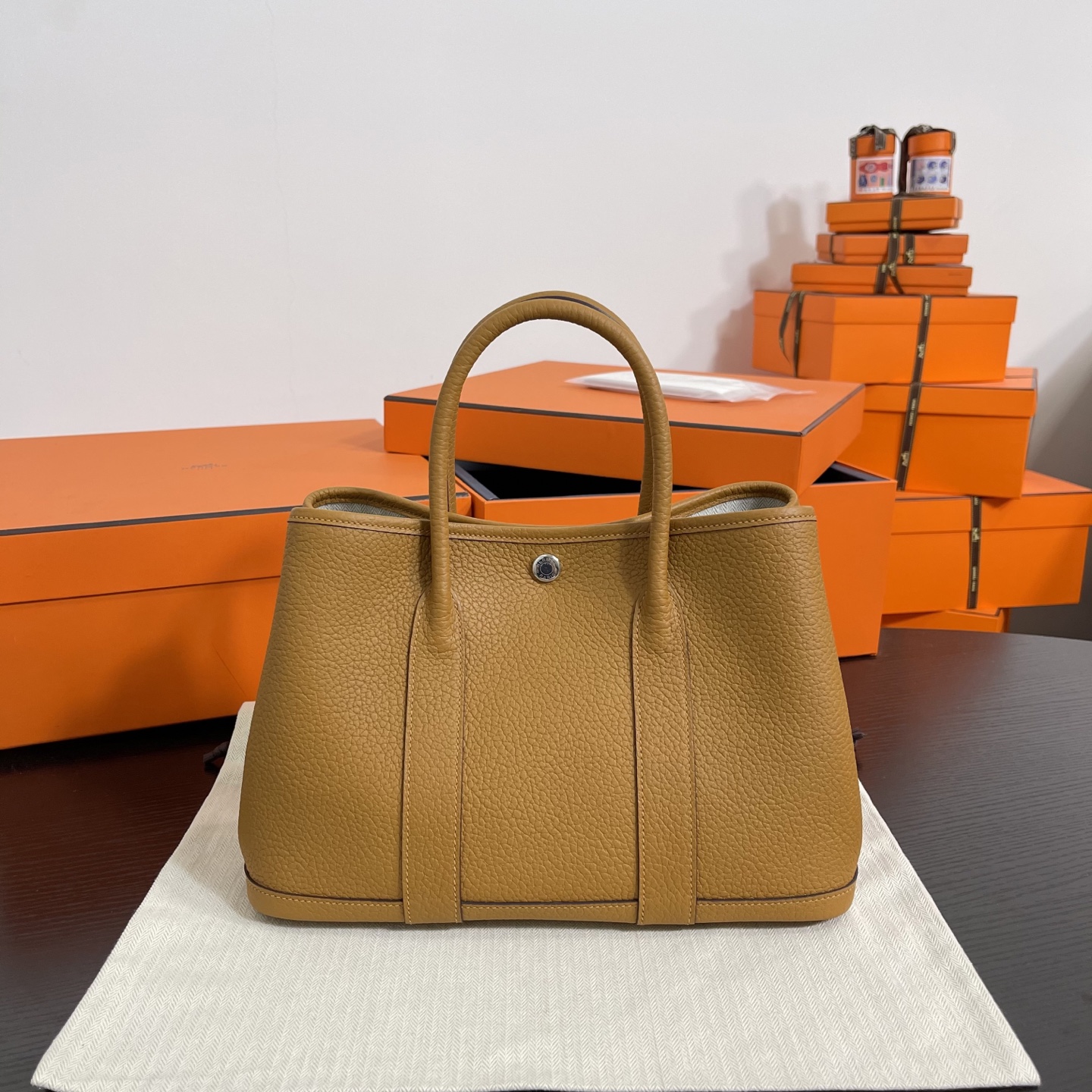 Garden Party 30cm-Negonda Leather(sesame)-002