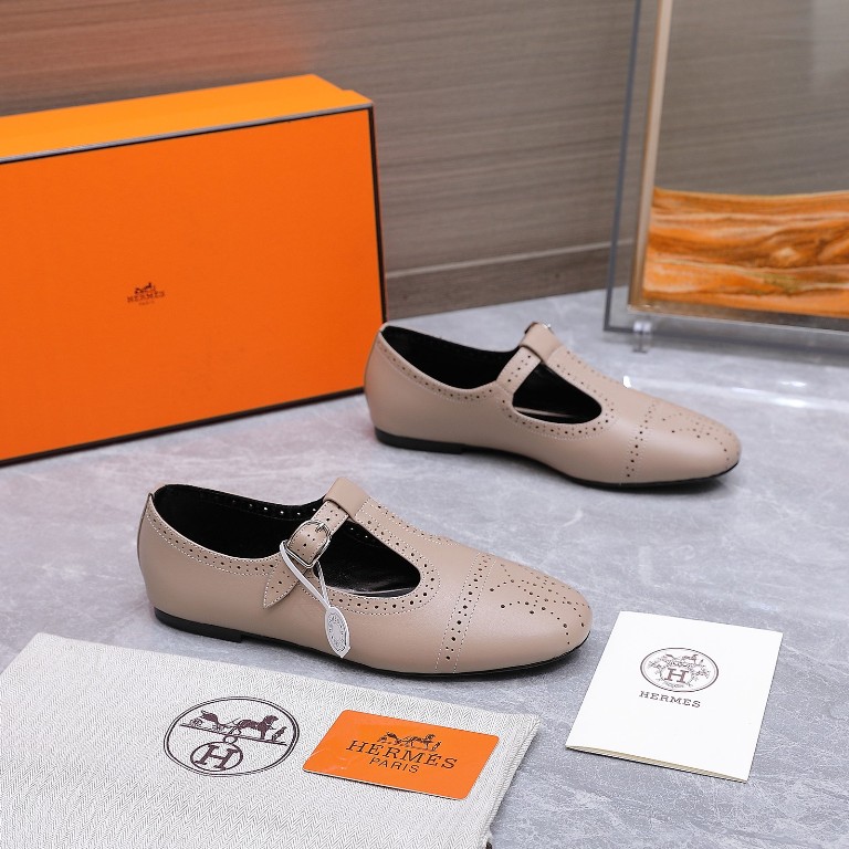 Hermes Mary Jane Shoes(w)--010