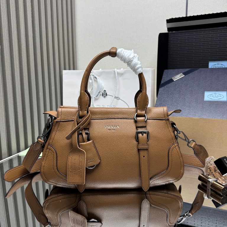 Prada Tote Leather Bag|35cm-007