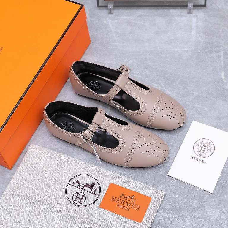 Hermes Mary Jane Shoes(w)--010