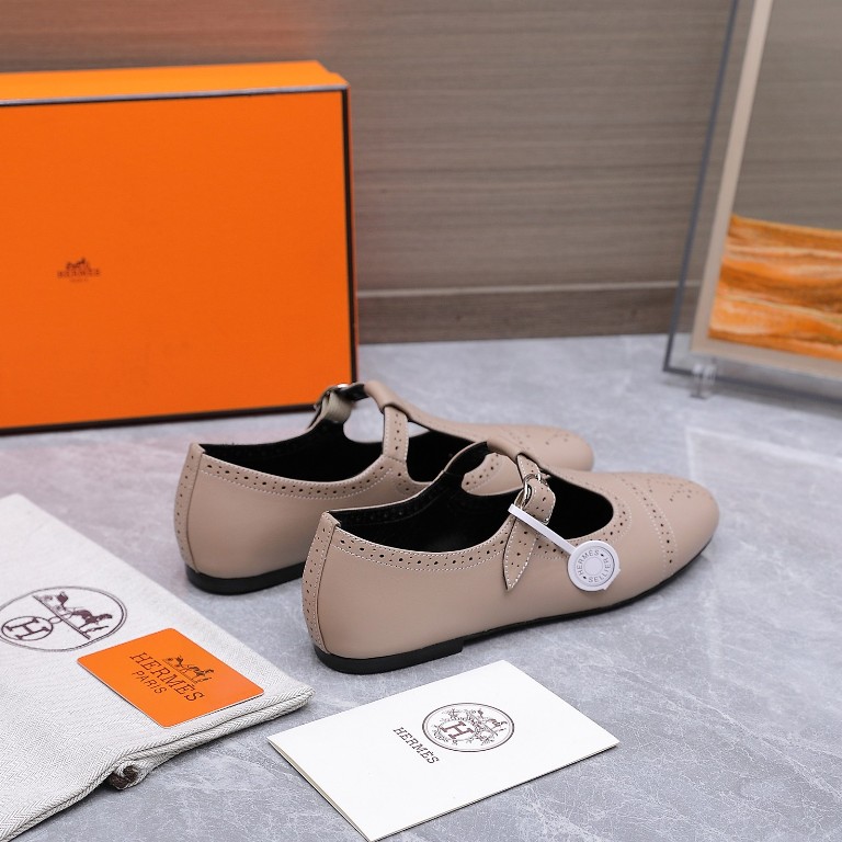 Hermes Mary Jane Shoes(w)--010