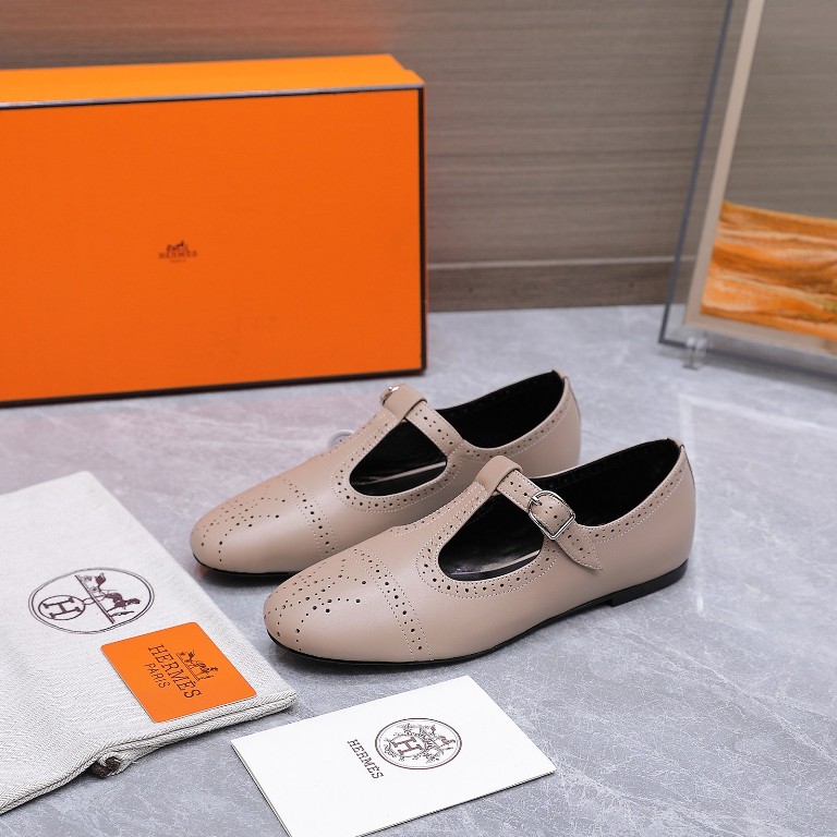 Hermes Mary Jane Shoes(w)--010