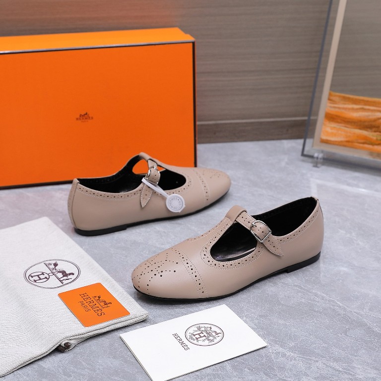 Hermes Mary Jane Shoes(w)--010