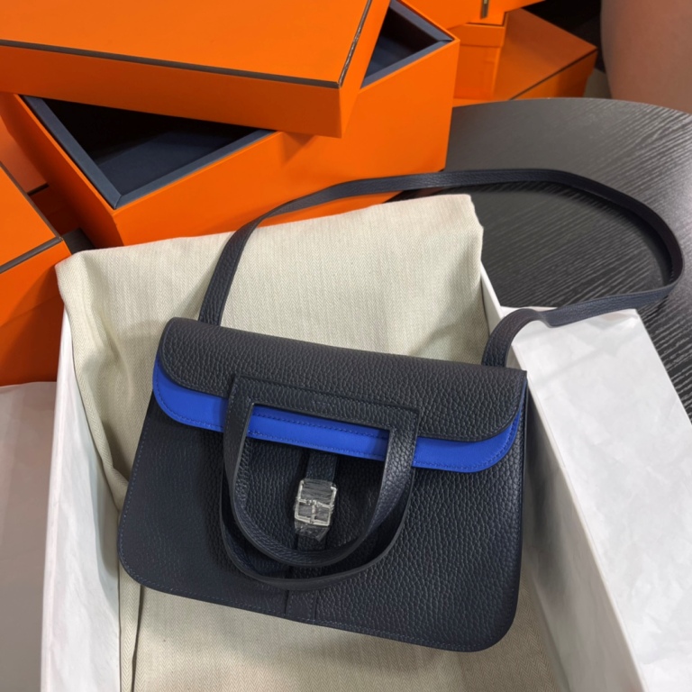Hanlzan 25cm-TC Leather(midnight blue/Electric Blue)-014