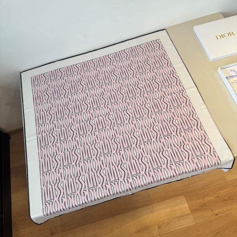 Dior Single-Sided Silk Scarf-079
