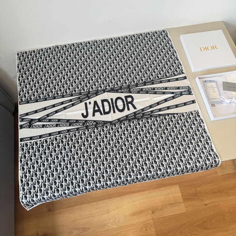 Dior Single-Sided Silk Scarf-056