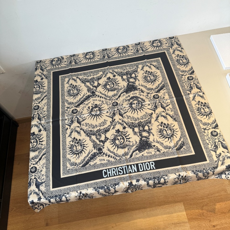 Dior Single-Sided Silk Scarf-043