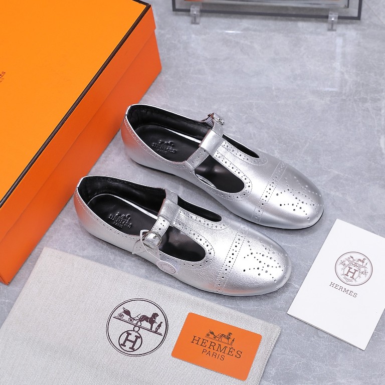 Hermes Mary Jane Shoes(w)--009