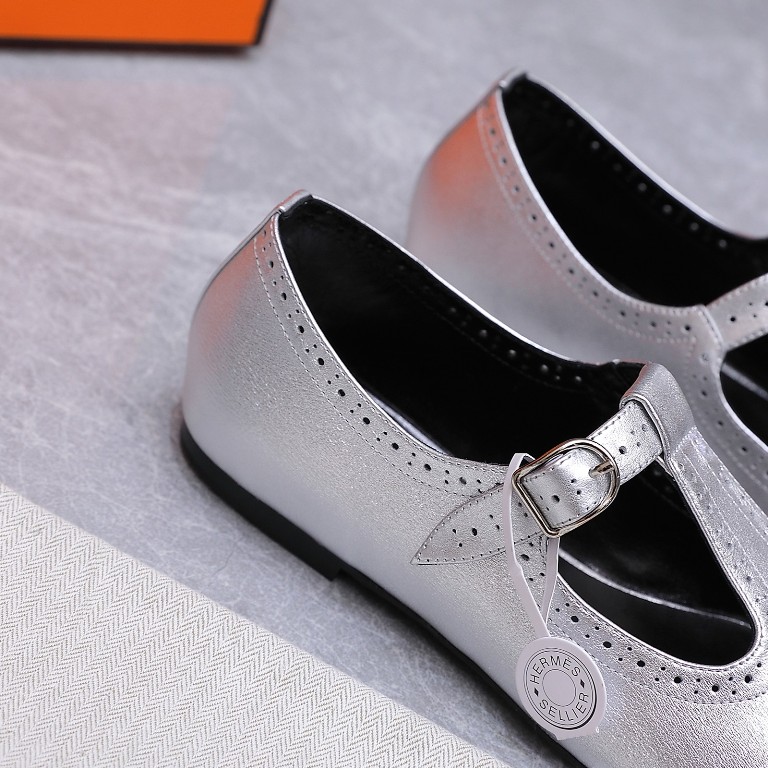 Hermes Mary Jane Shoes(w)--009