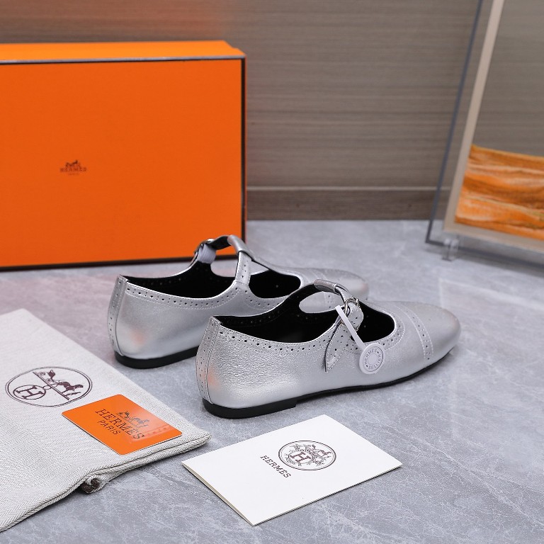 Hermes Mary Jane Shoes(w)--009