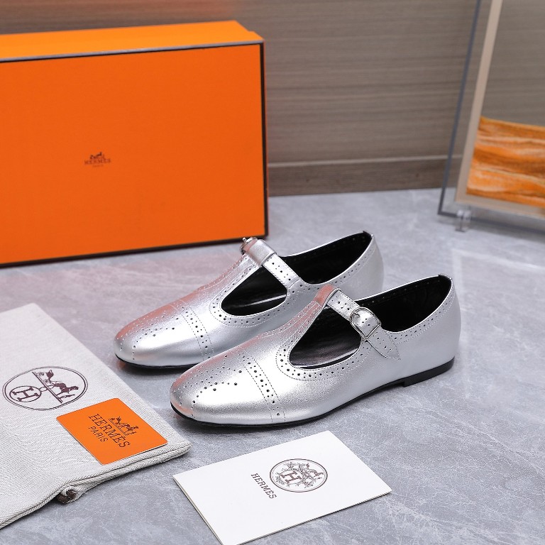 Hermes Mary Jane Shoes(w)--009