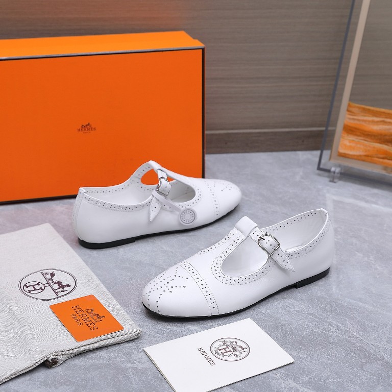 Hermes Mary Jane Shoes(w)--008
