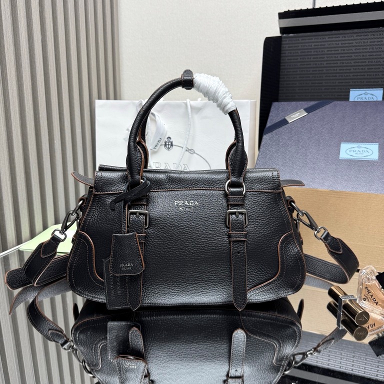 Prada Tote Leather Bag|35cm-006