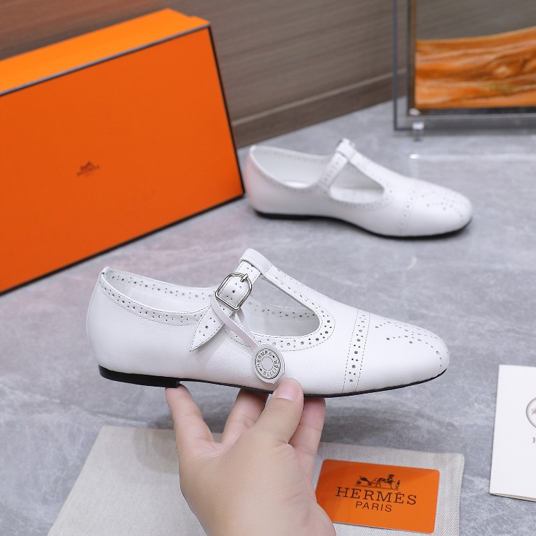 Hermes Mary Jane Shoes(w)--008