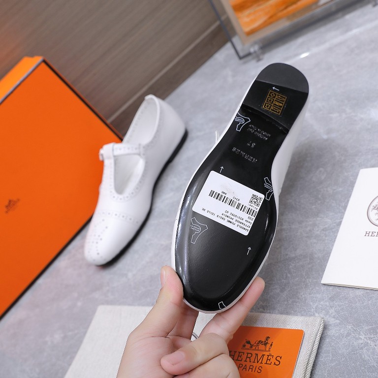 Hermes Mary Jane Shoes(w)--008