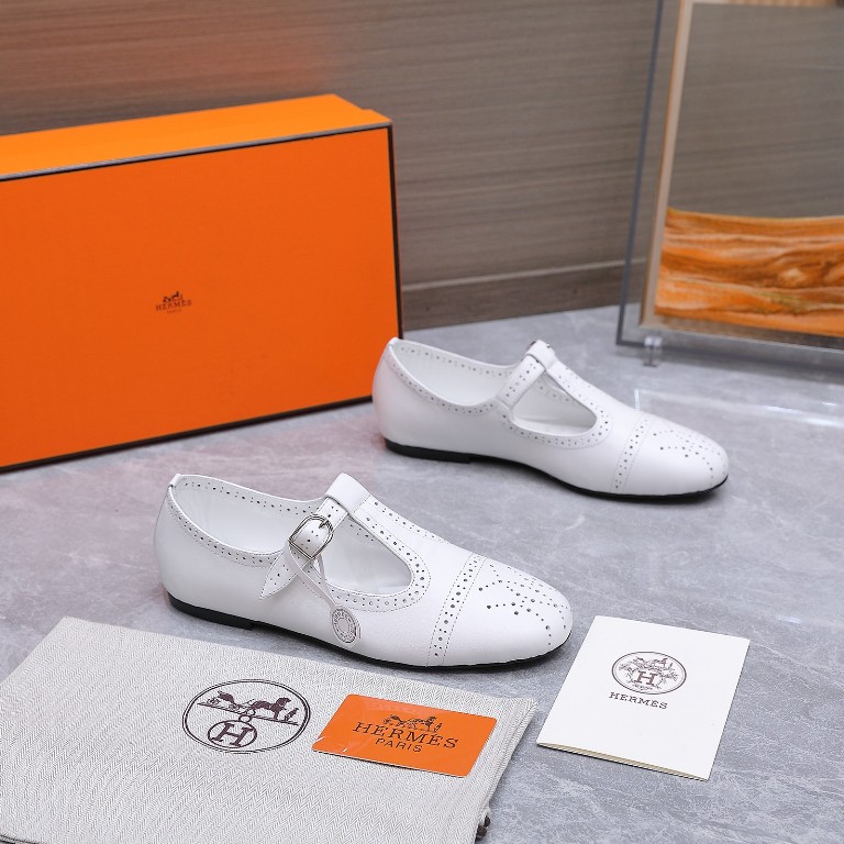 Hermes Mary Jane Shoes(w)--008