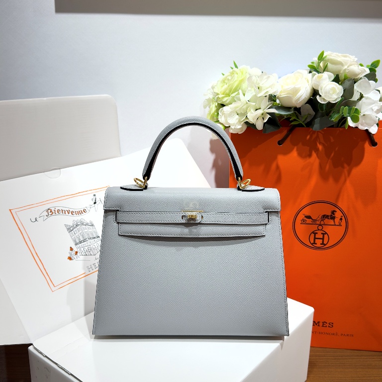 Kelly 25cm-Epsom Leather(4Z Gris Mouett)-016