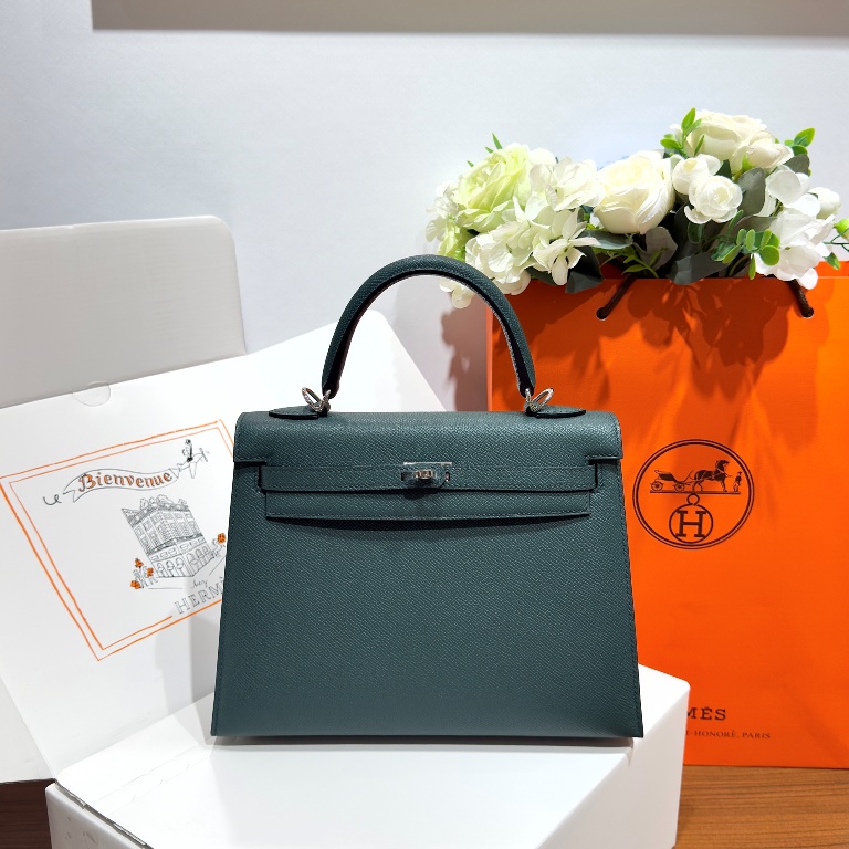 Kelly 25cm-Epsom Leather(forest green)-010