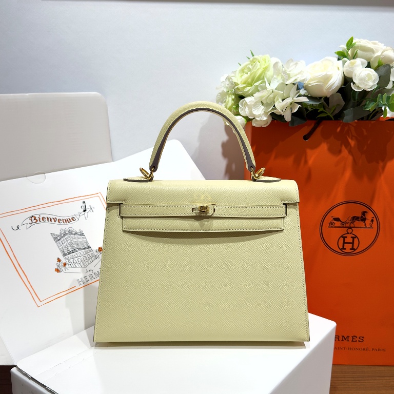 Kelly 25cm-Epsom Leather(milton yellow)-014