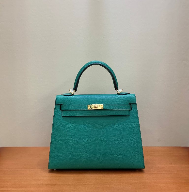 Kelly 25cm-Epsom Leather(Z6 Malachite)-006