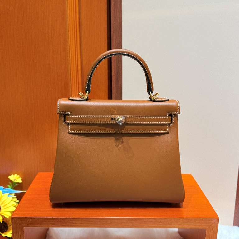 Kelly 25cm-Swift Leather(37 Gold)-003