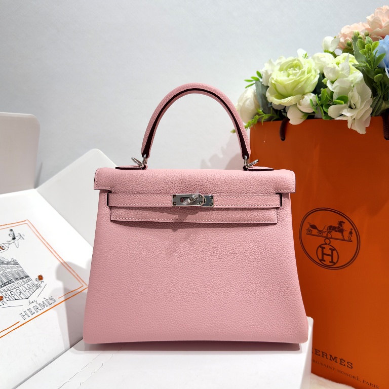 Kelly 25cm-Togo Leather(3Q Rose Sakura)-011