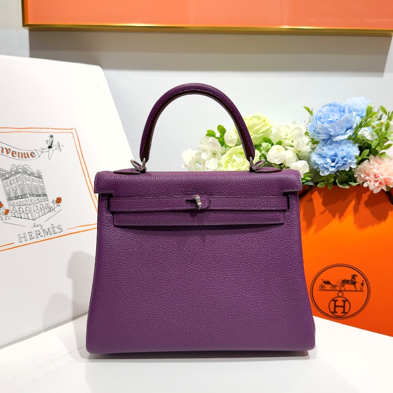 Kelly 25cm-Togo Leather(anemone purple)-003