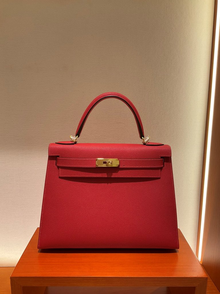 Kelly 28cm-Epsom Leather(Ruby Red)-002