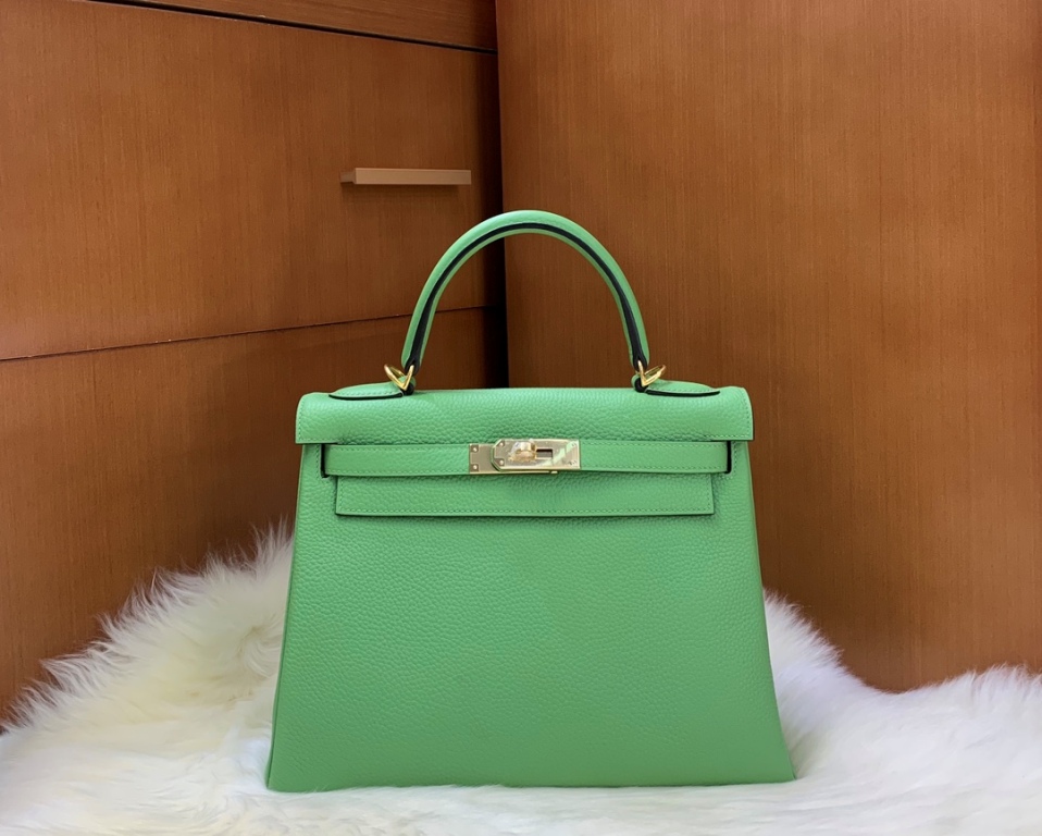 Kelly 28cm-Togo Leather(Avocado Green)-010