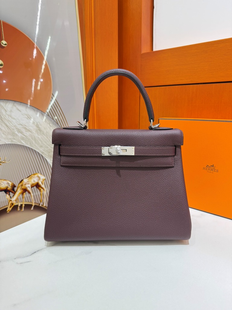 Kelly 28cm-Togo Leather(Rouge Sellier)-003