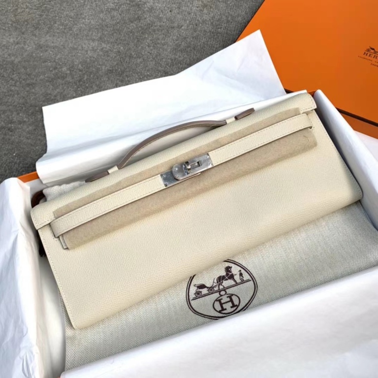 Kelly Cut 31cm-Epsom Leather(10 Craie)-006