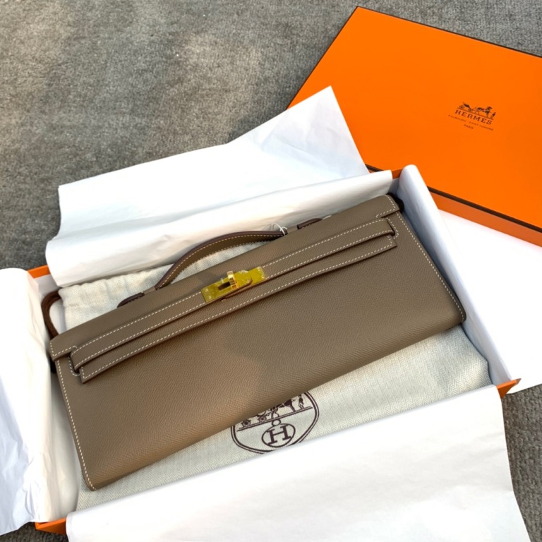 Kelly Cut 31cm-Epsom Leather(18 Etoupe)-007