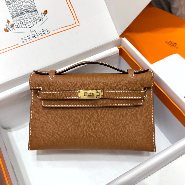 Kelly I Mini 22cm-Pochette Epsom(37 Gold)-006