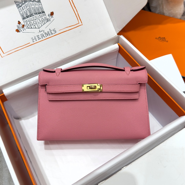 Kelly I Mini 22cm-Pochette Epsom(5P pink)-003