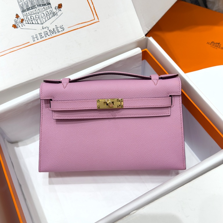 Kelly I Mini 22cm-Pochette Epsom(mallow purple)-001