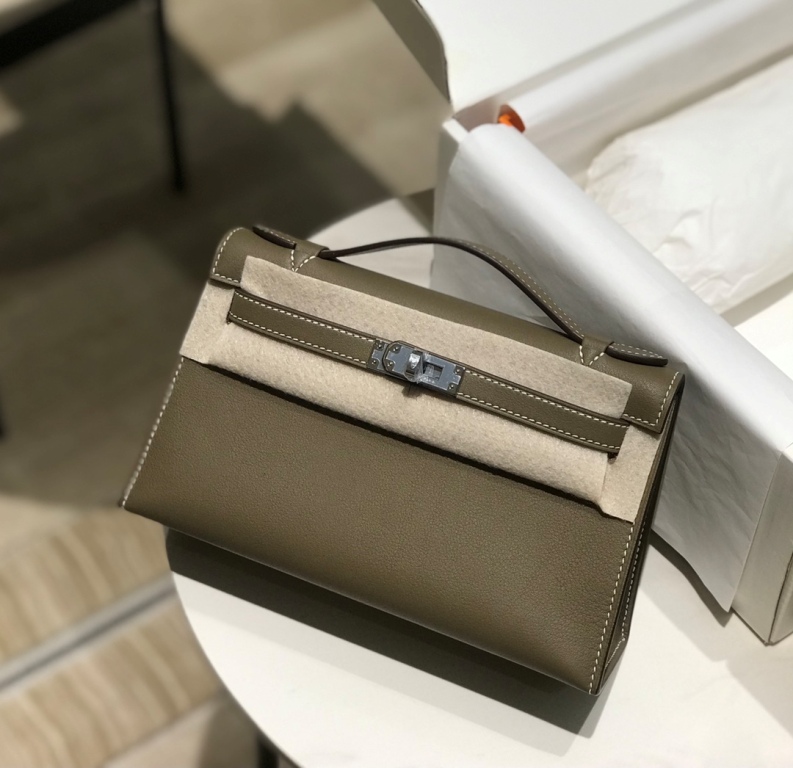 Kelly I Mini 22cm-Swift Leather(18 Etoupe)-014