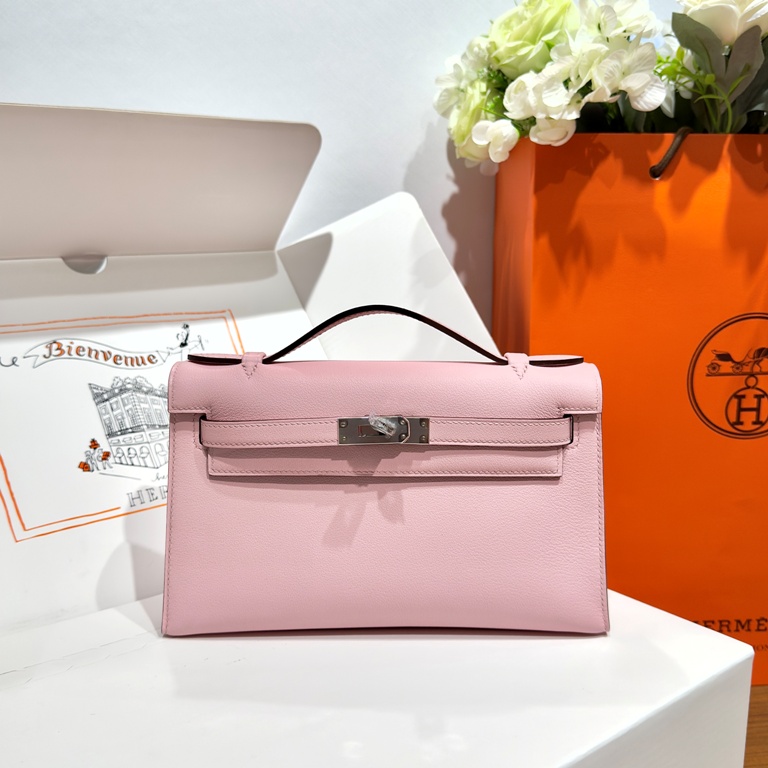 Kelly I Mini 22cm-Swift Leather(3Q Rose Sakura)-019