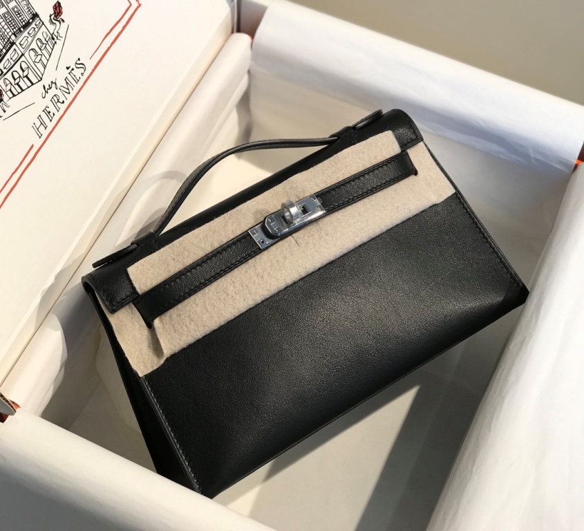 Kelly I Mini 22cm-Swift Leather(89 Noir)-003