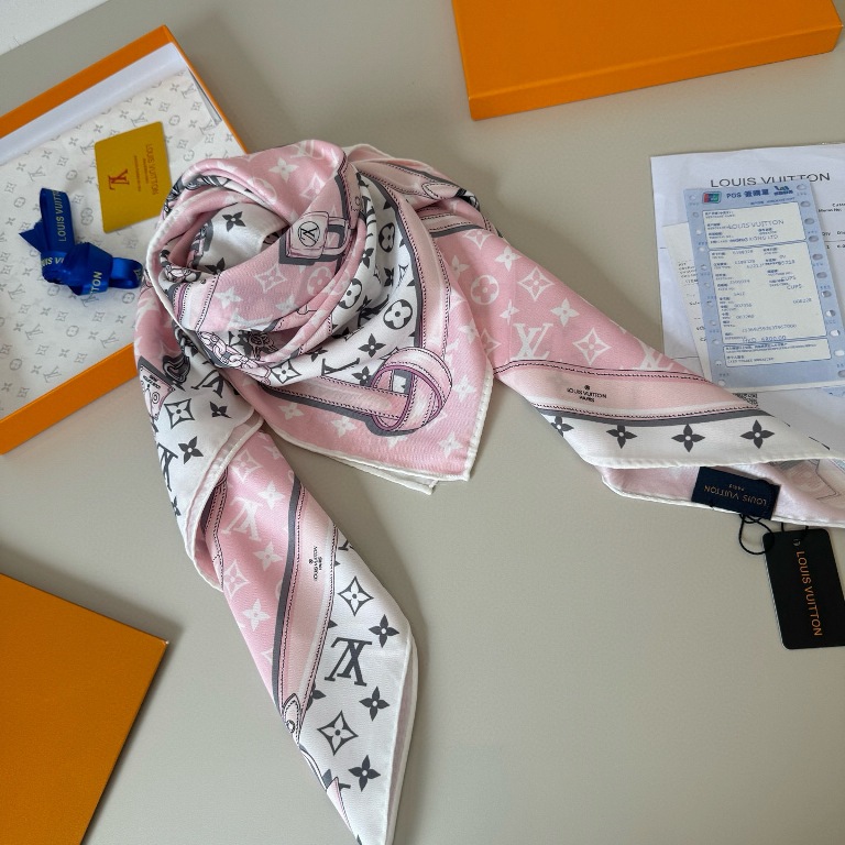 LV Single-Sided Silk Scarf-108