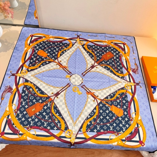 LV Single-Sided Silk Scarf-078