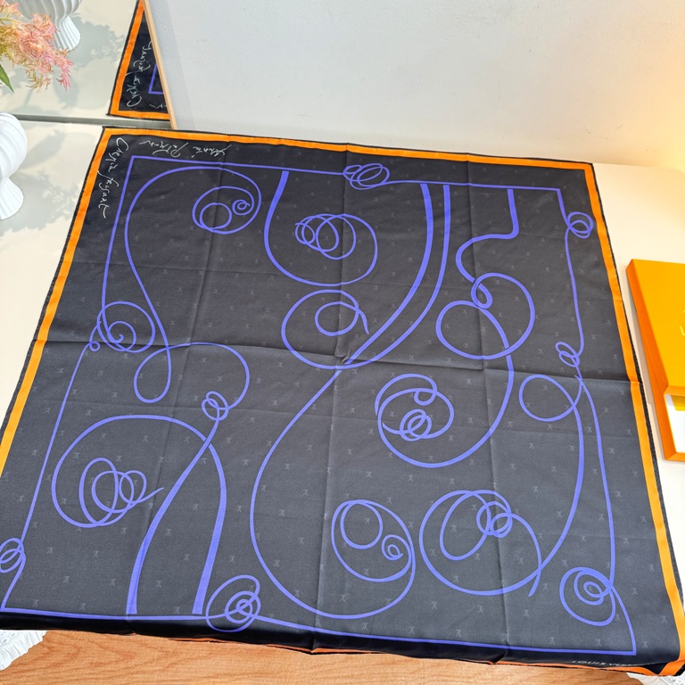 LV Single-Sided Silk Scarf-071