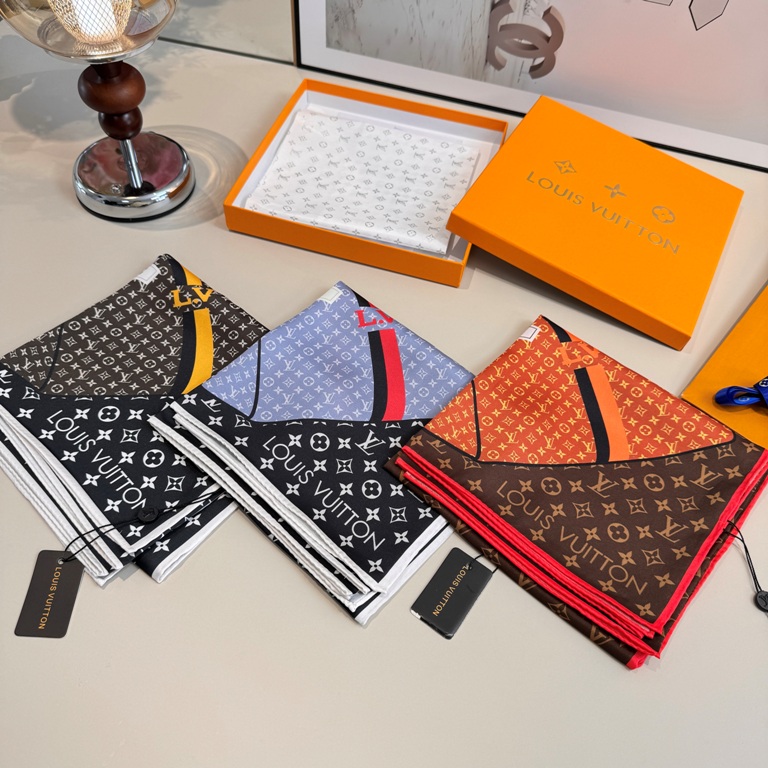 LV Single-Sided Silk Scarf-067