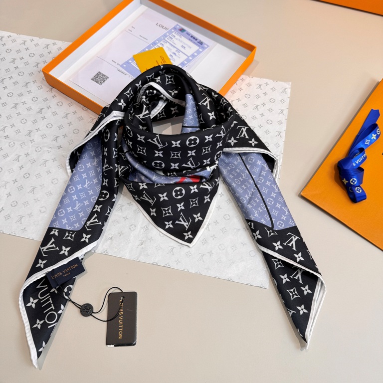 LV Single-Sided Silk Scarf-065