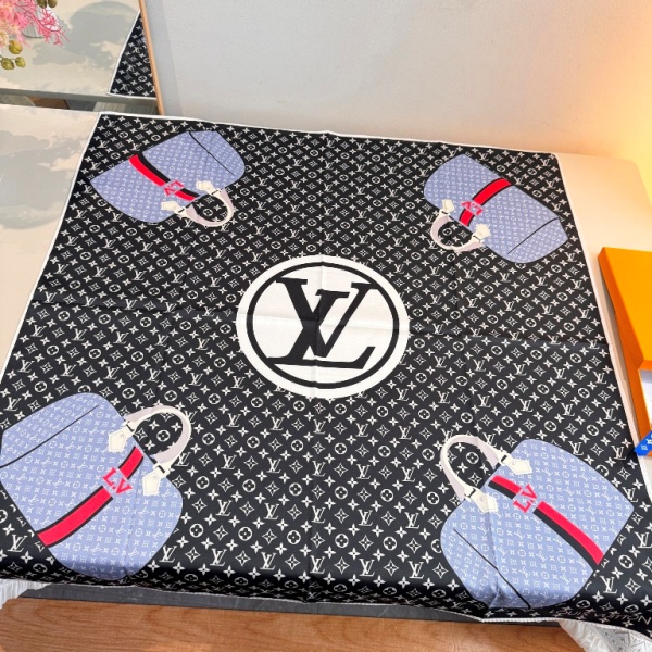 LV Single-Sided Silk Scarf-064