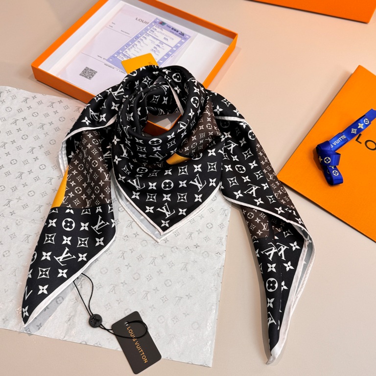 LV Single-Sided Silk Scarf-059