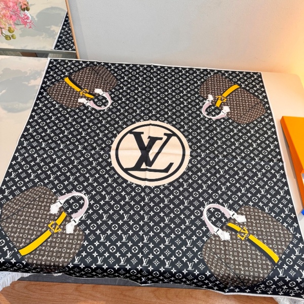LV Single-Sided Silk Scarf-058