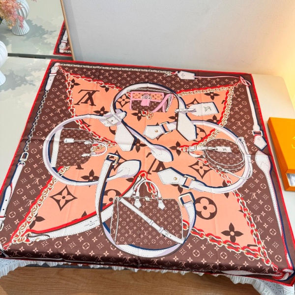 LV Single-Sided Silk Scarf-054