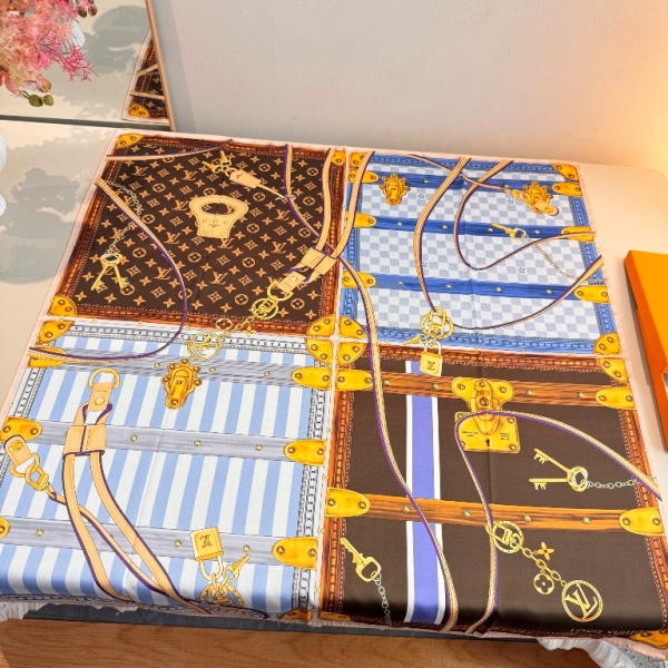 LV Single-Sided Silk Scarf-031