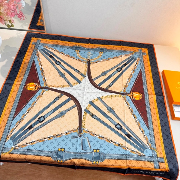 LV Single-Sided Silk Scarf-021